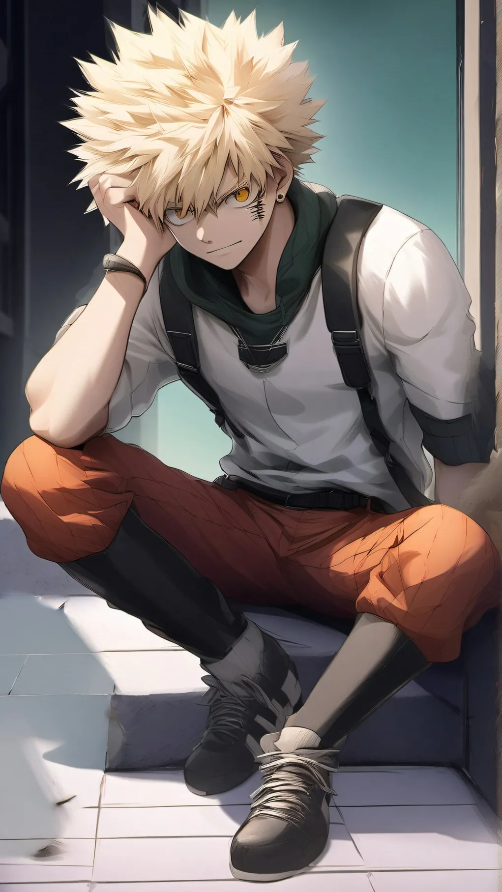 ai character: Bakugo background