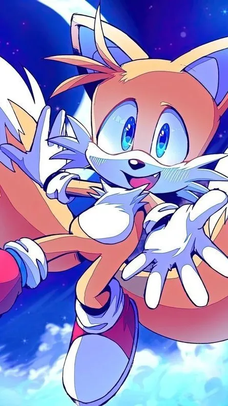 ai character: Tails the fox background