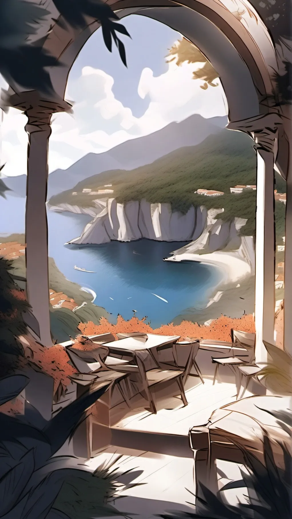 ai character: hh X Greek mythol background
