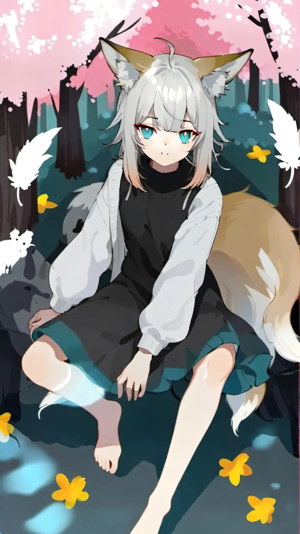 ai character: wolf background