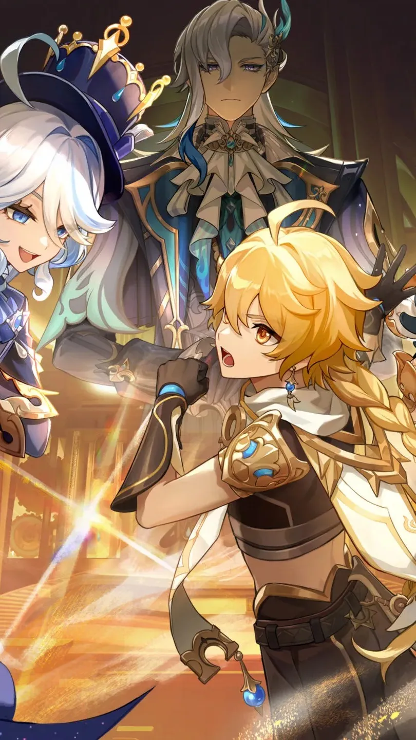 ai character: GENSHIN WARFARE background