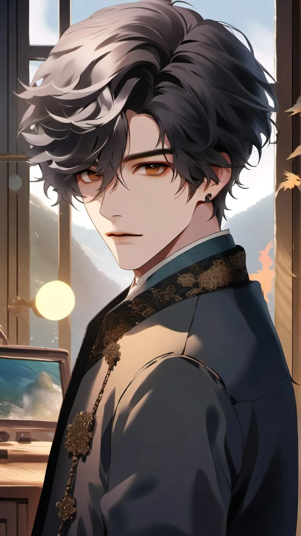 ai character: 🐆James🐆 background