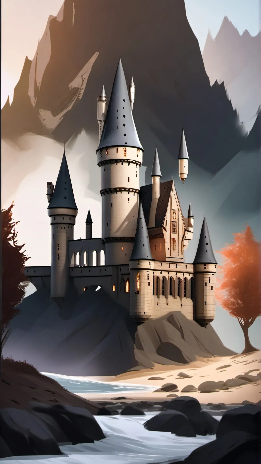 ai character: Hogwarts Queen B background