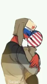 ai character: Russia x USA background