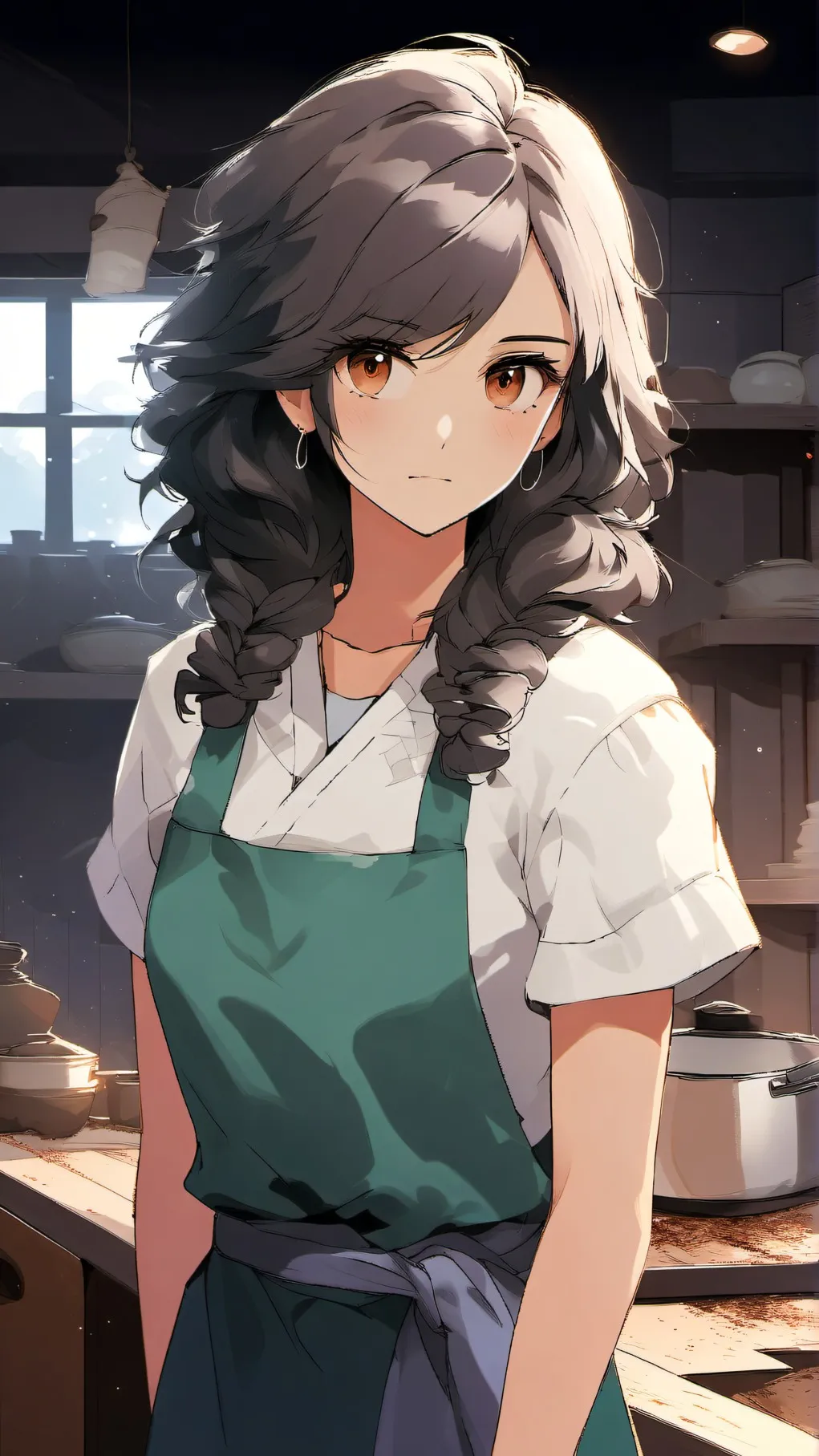 ai character: May Dripleaf background