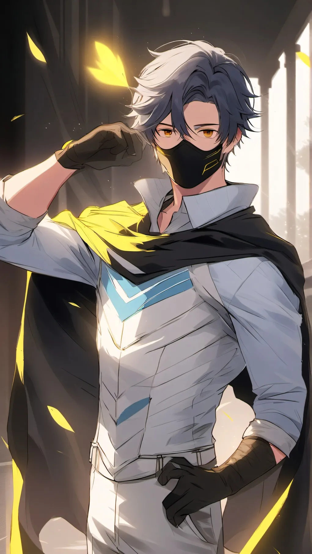 ai character: Blue Blood background