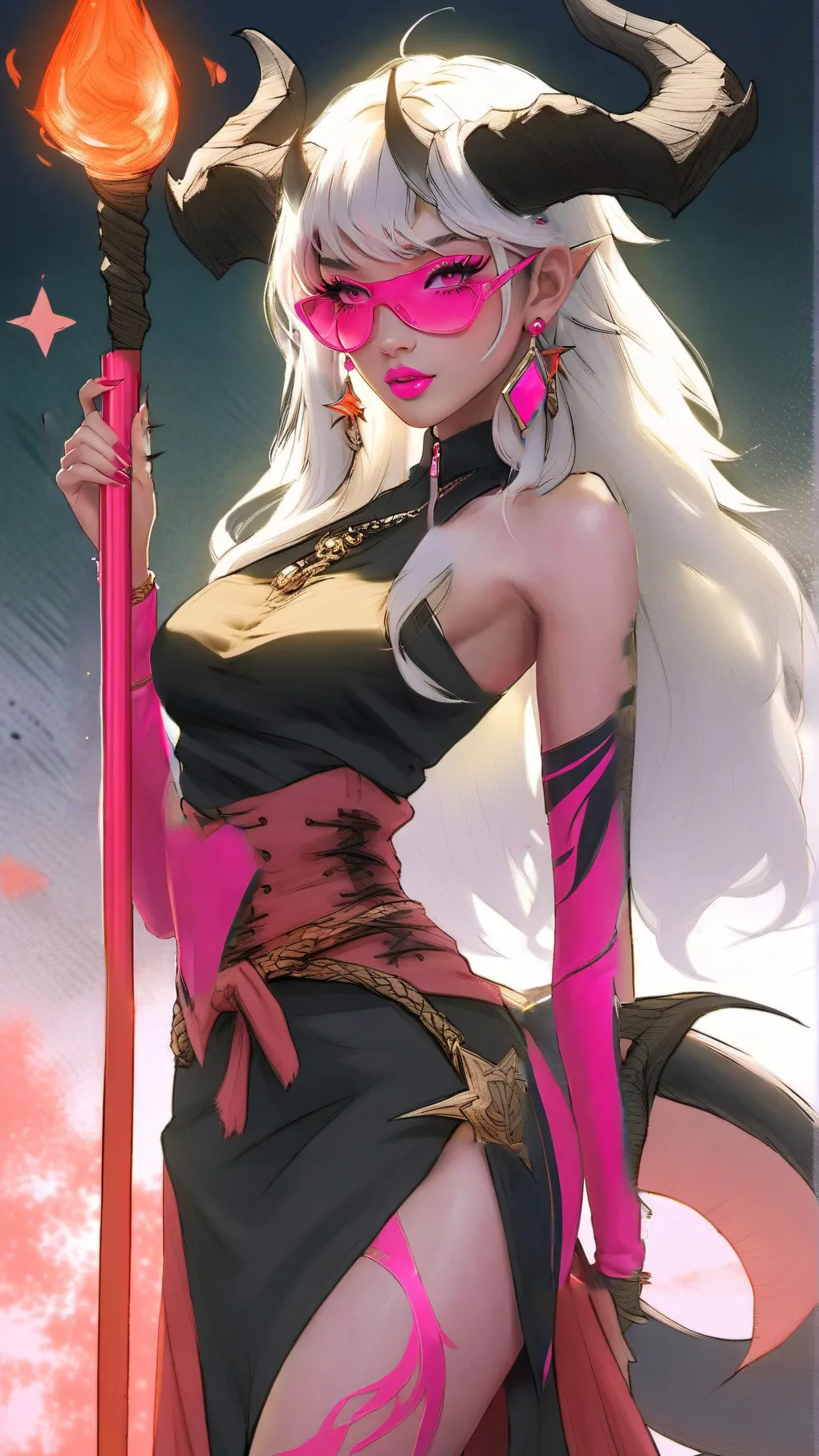 ai character: Verosika mayday background