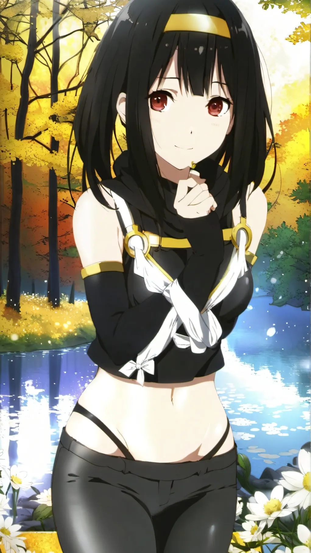 ai character: rose background