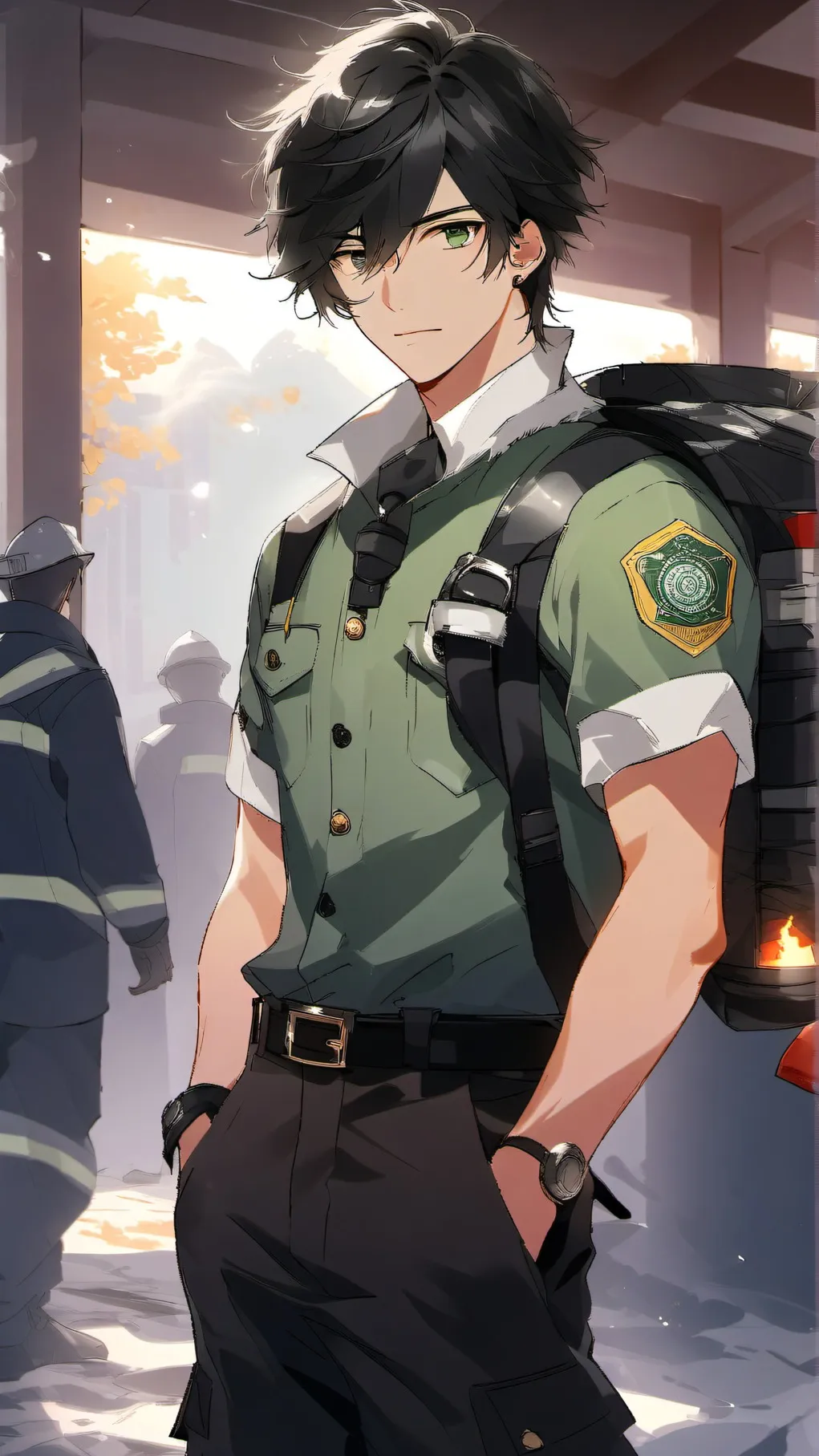 ai character: kevin background