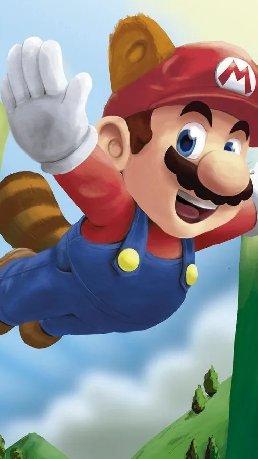 ai character: Super Mario background