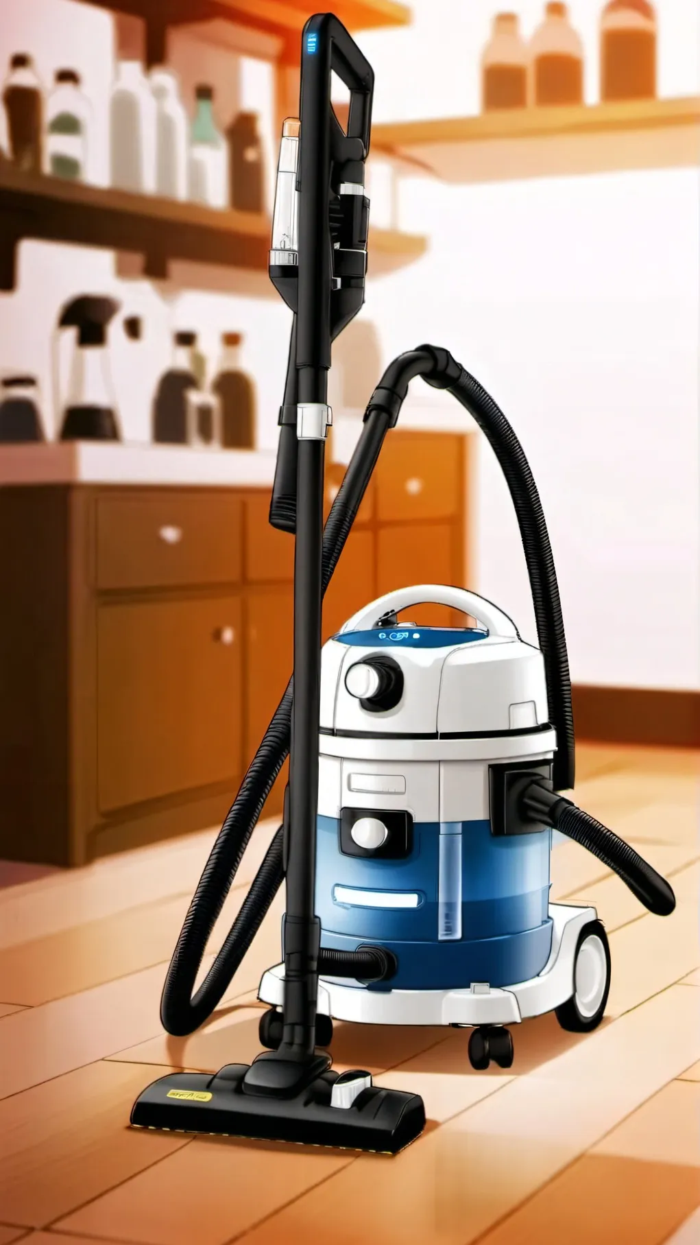 ai character: black hole vacuum  background