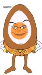 ai character: EGGSON background