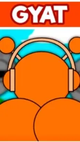 ai character: SPRUNKI GYAT background