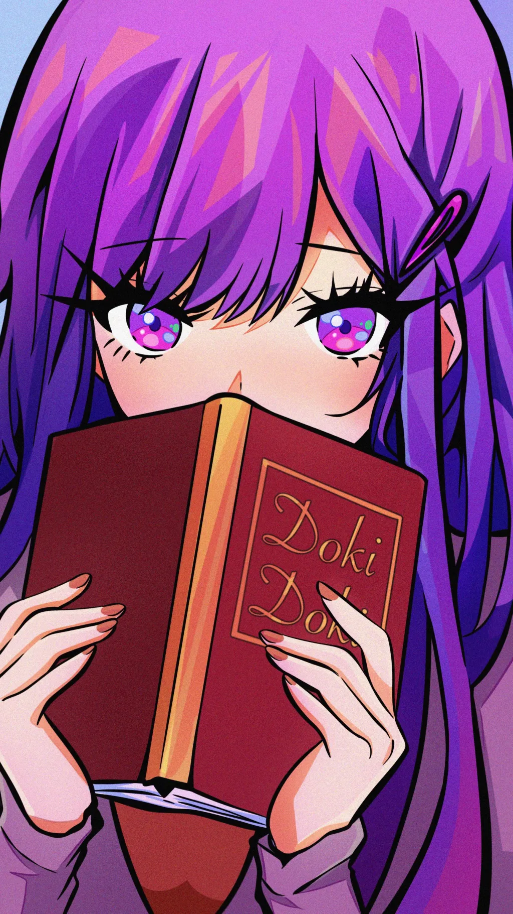 ai character: Yuri DDLC background