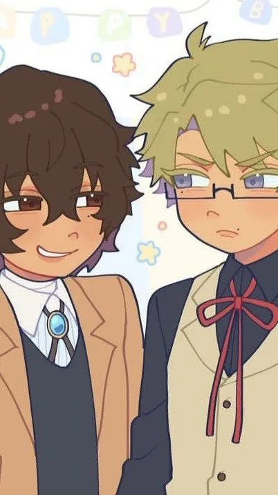 ai character: Kunikida x Dazai background