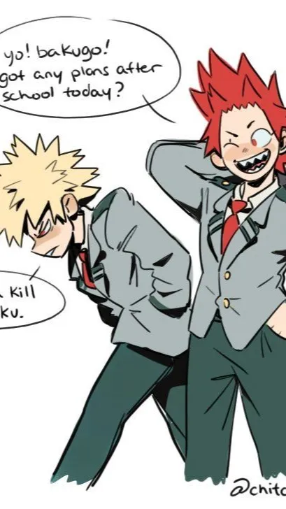 ai character: Kiri x Katsuki background