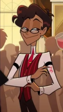 ai character: Human Hazbin Hotel background