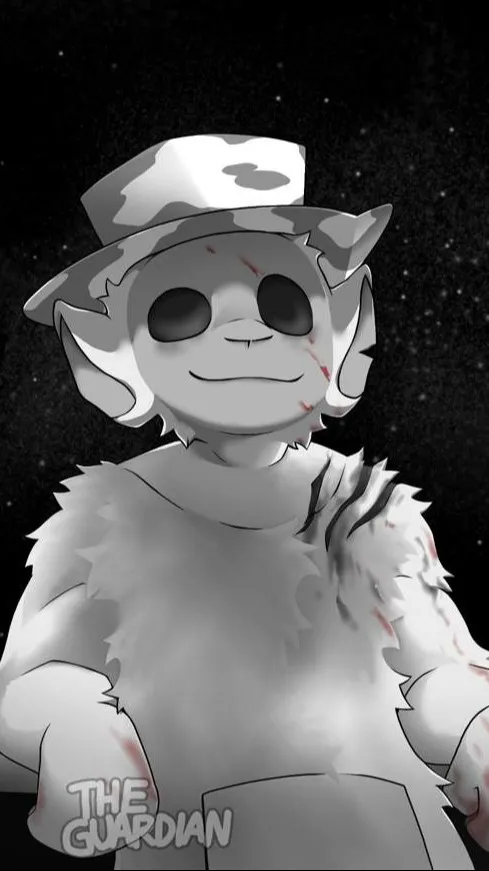 ai character: infected walten  background