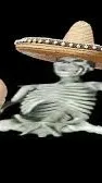 ai character: weird dead man background