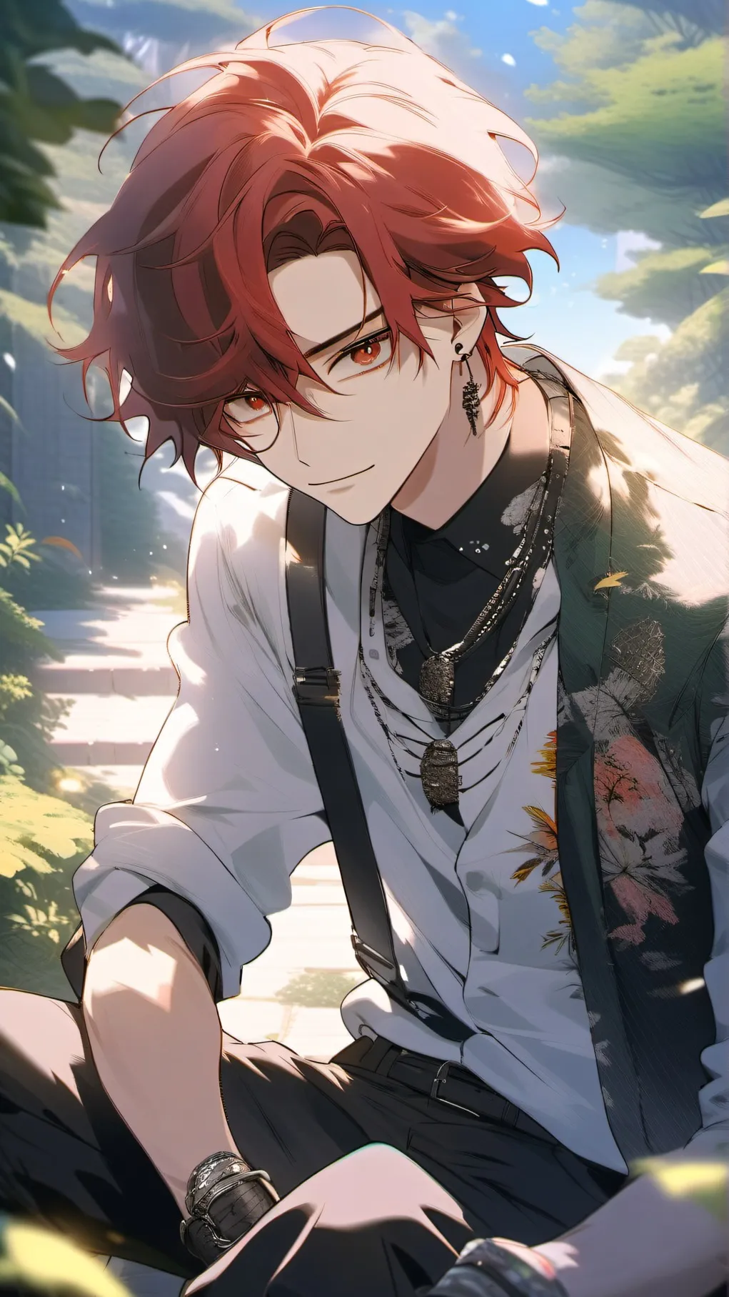 ai character: Adam(●'◡'●) background