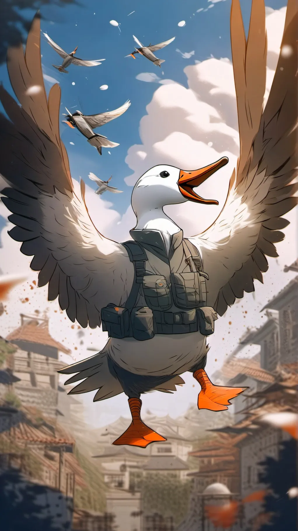 ai character: bombombini gusini  background