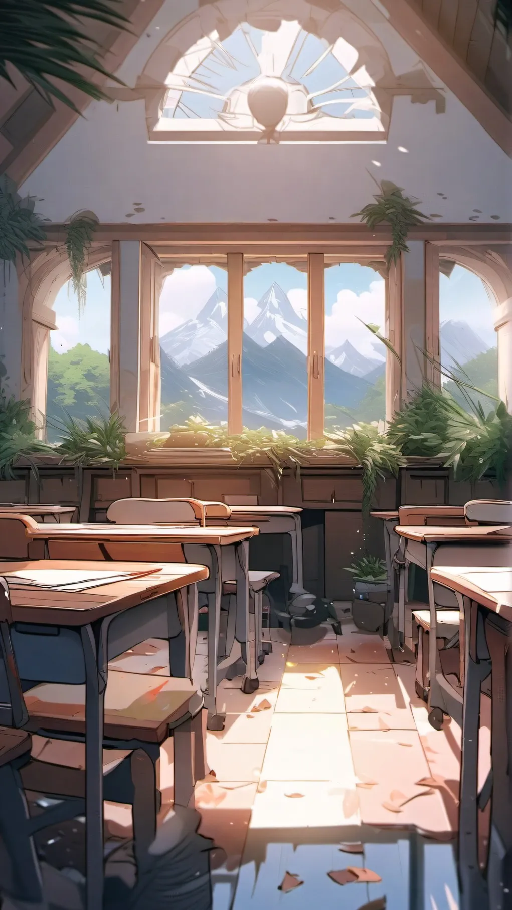 ai character: MHA x Your School background