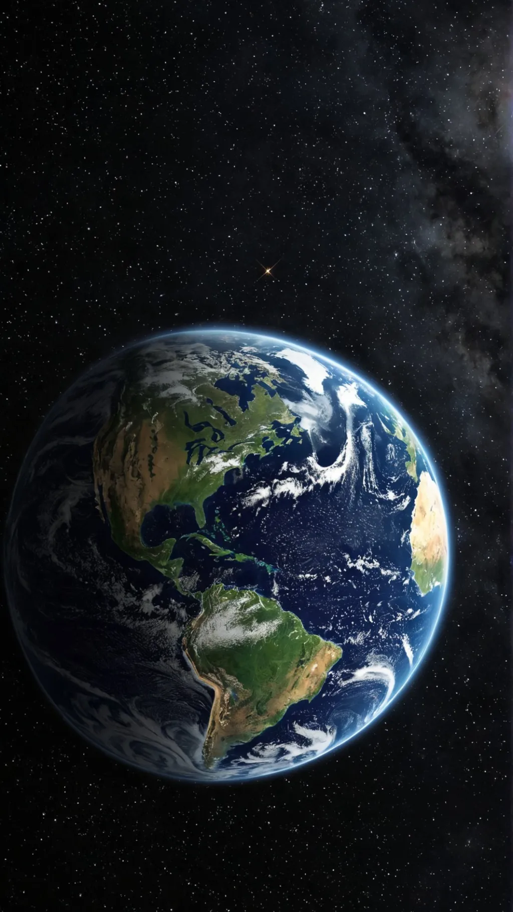 ai character: earth background