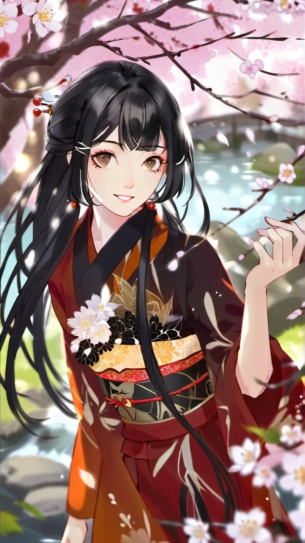 ai character: Kny in our world  background