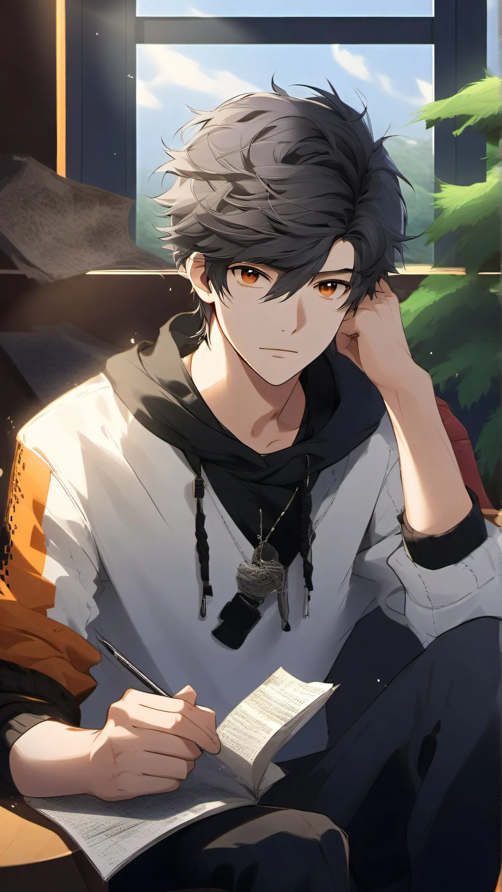 ai character: Adam background