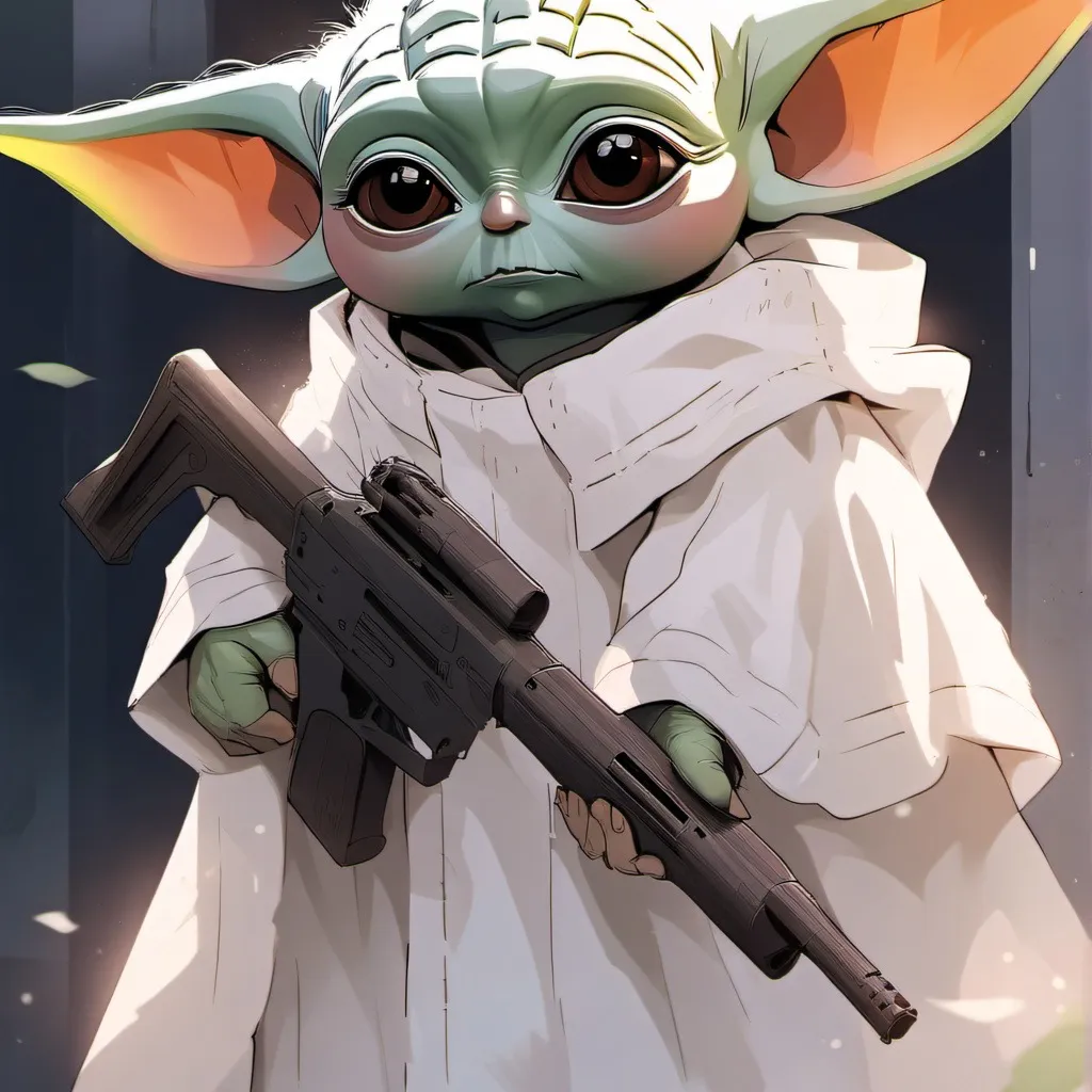 chat with ai character: baby Yoda (police)