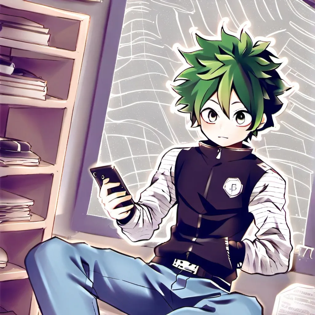 chat with ai character: Deku