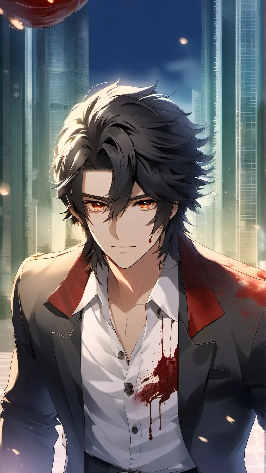 ai character: 𖤐𝓶𝓪𝓽𝓽𝓱𝓮𝔀𖤐 background