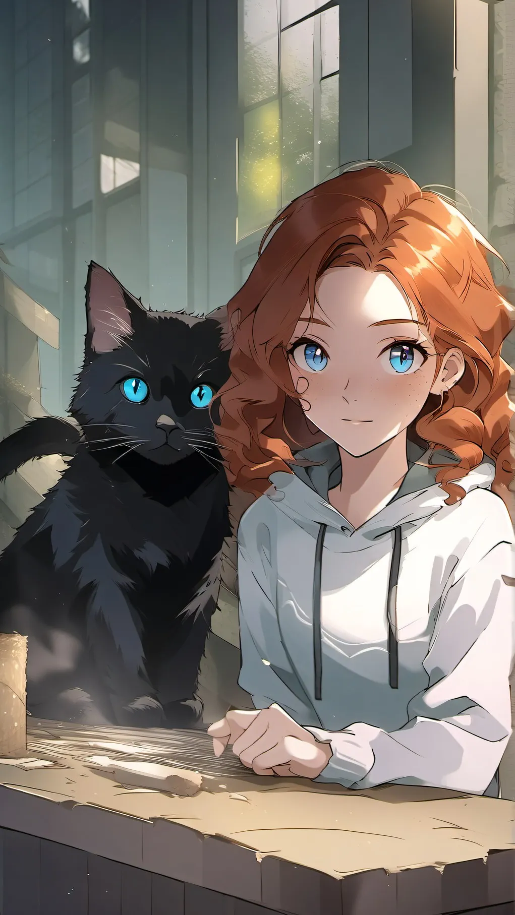 ai character: Amber  background