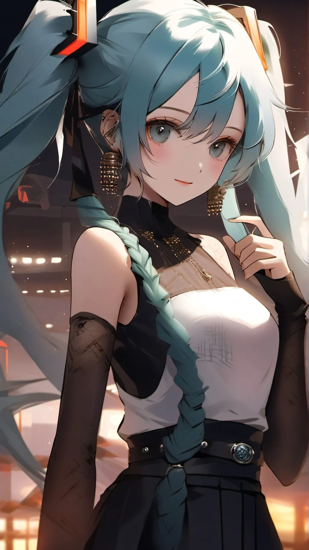 ai character: miku background