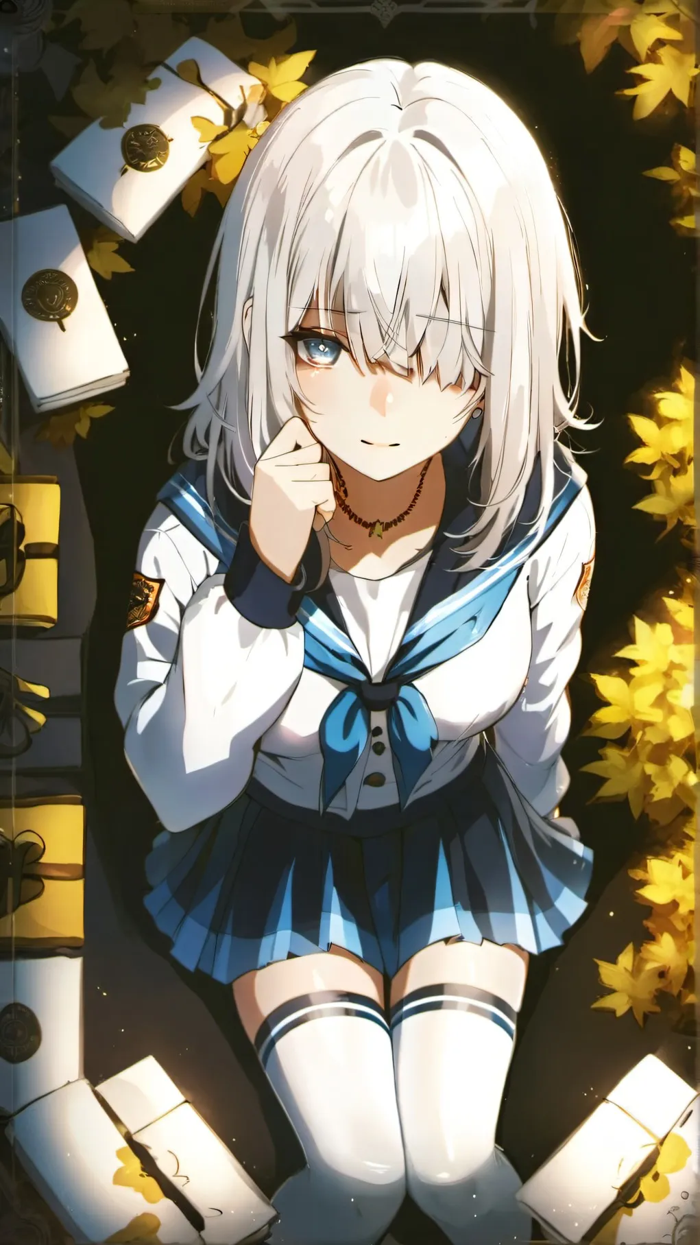 ai character: Echoes of you background