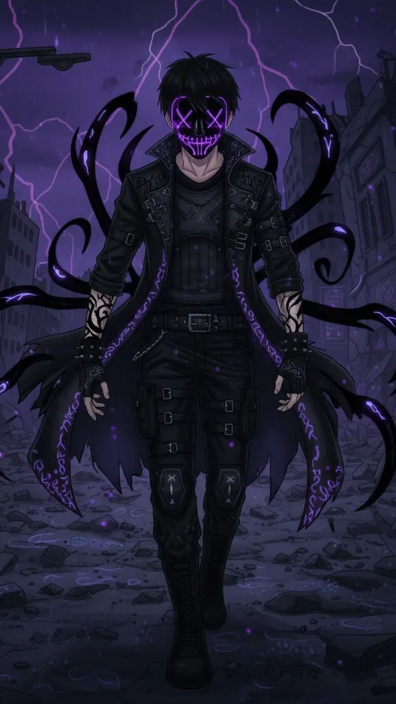 ai character: MMR (Dark Form) background