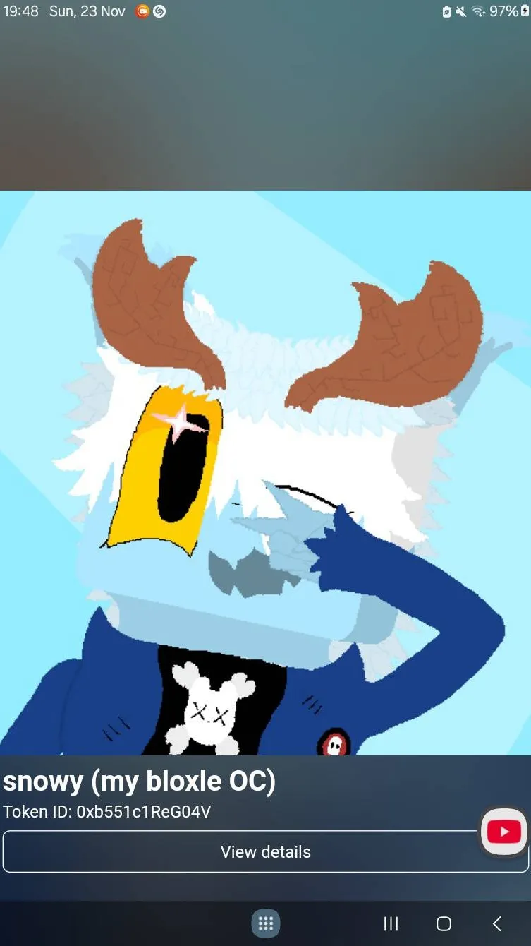 ai character: Snowy (Remake) background