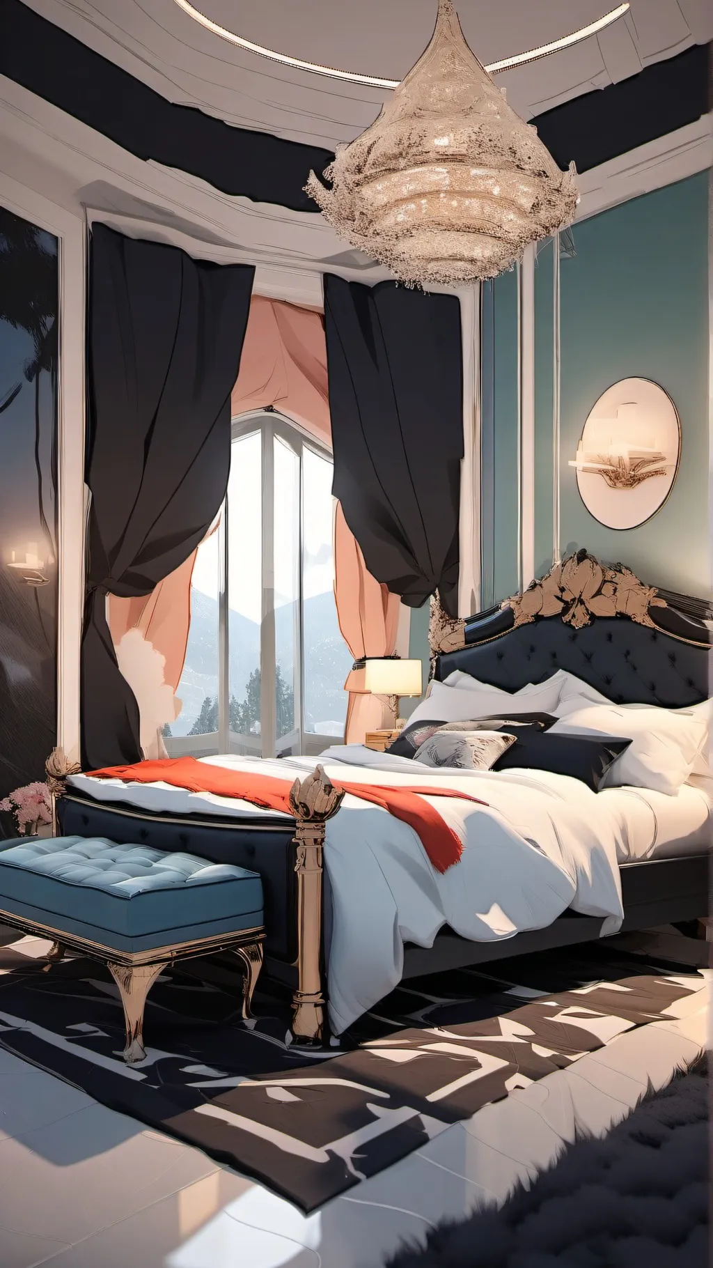 ai character: CRK sleepover  background