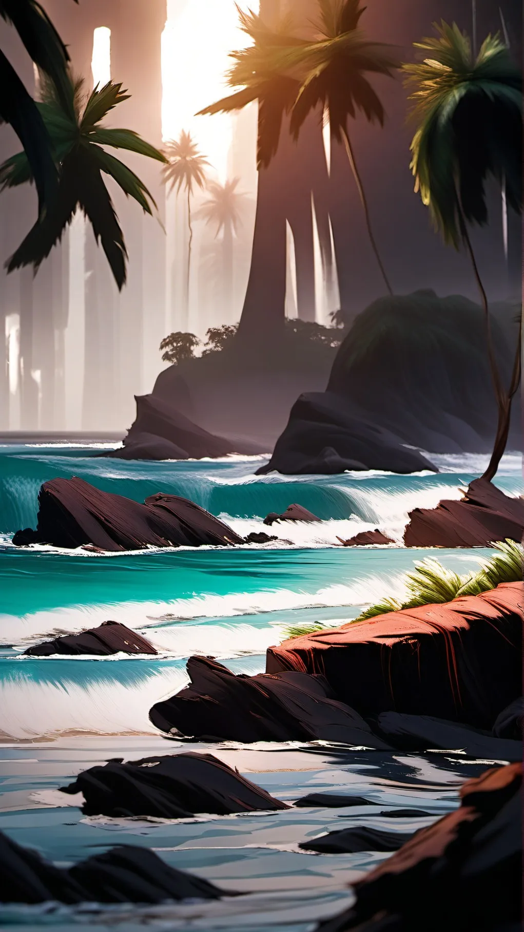 ai character: One piece world background