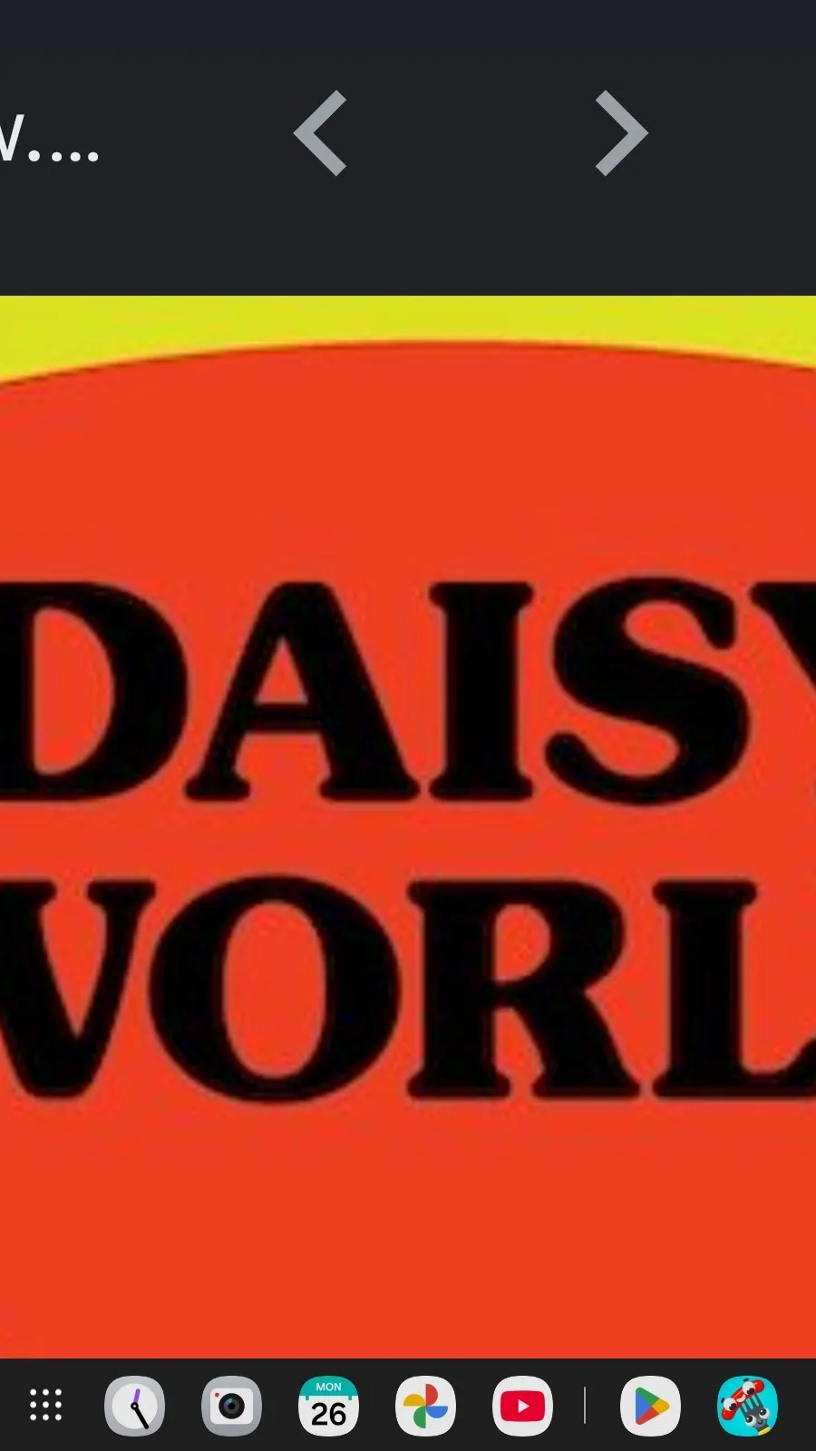 ai character: Daisy's world background