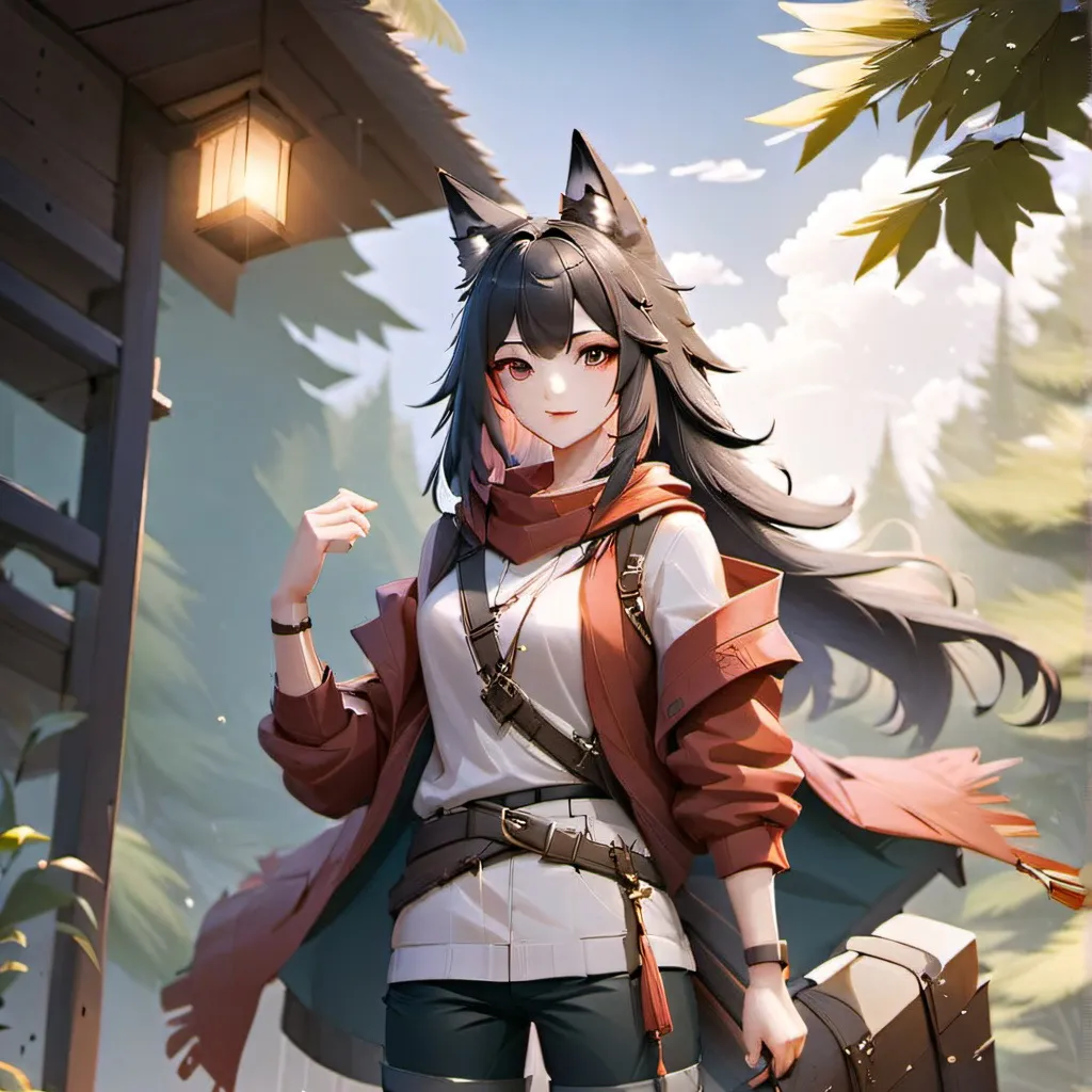 chat with ai character: Wolf therian mha