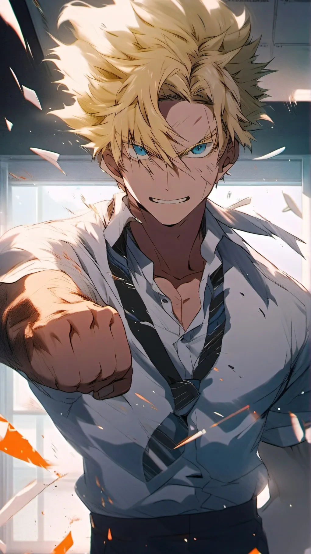 ai character: Deborah Akech background