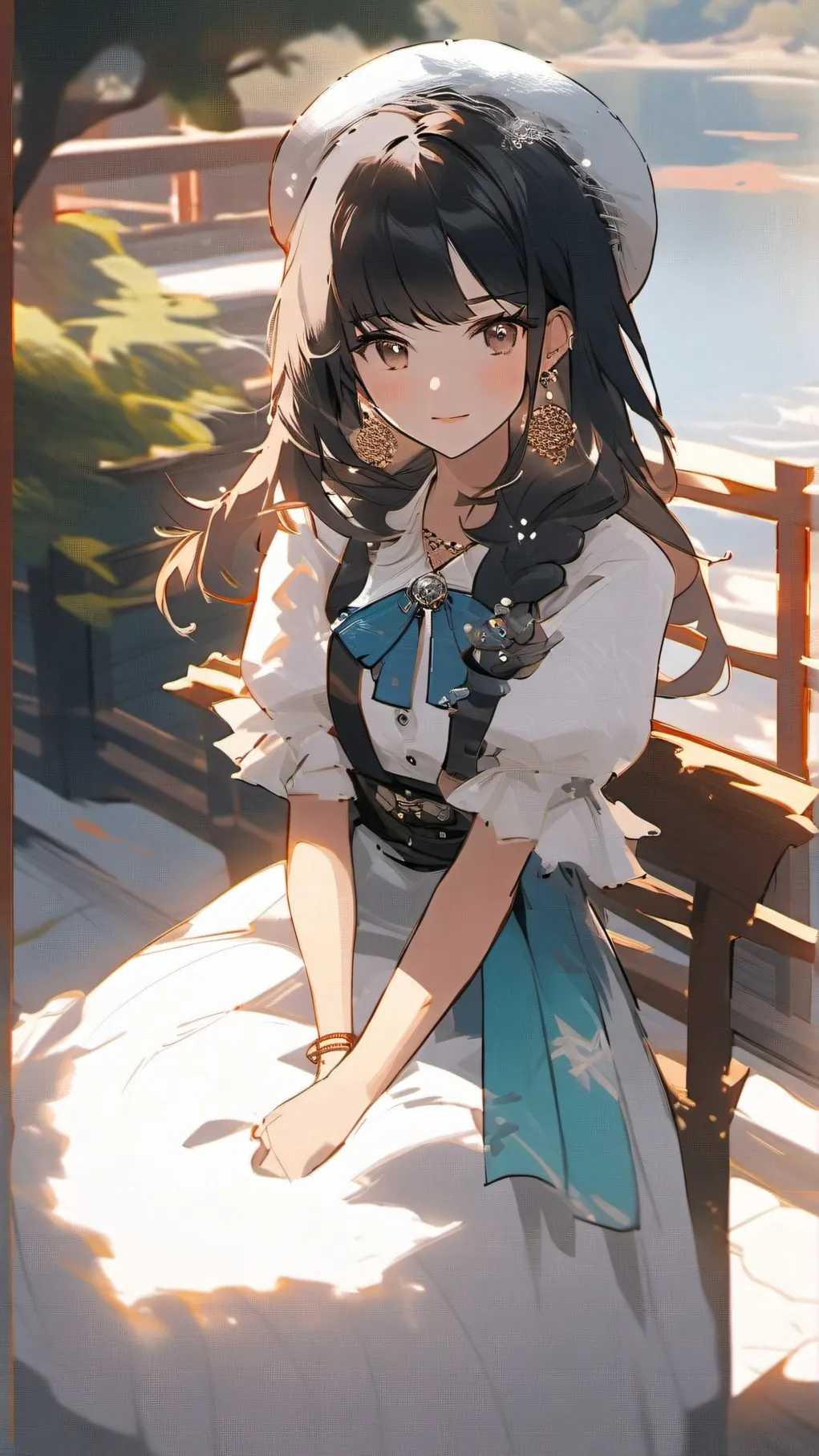 ai character: Nothing weird background