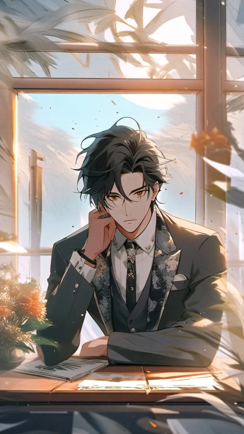ai character: Aaron background