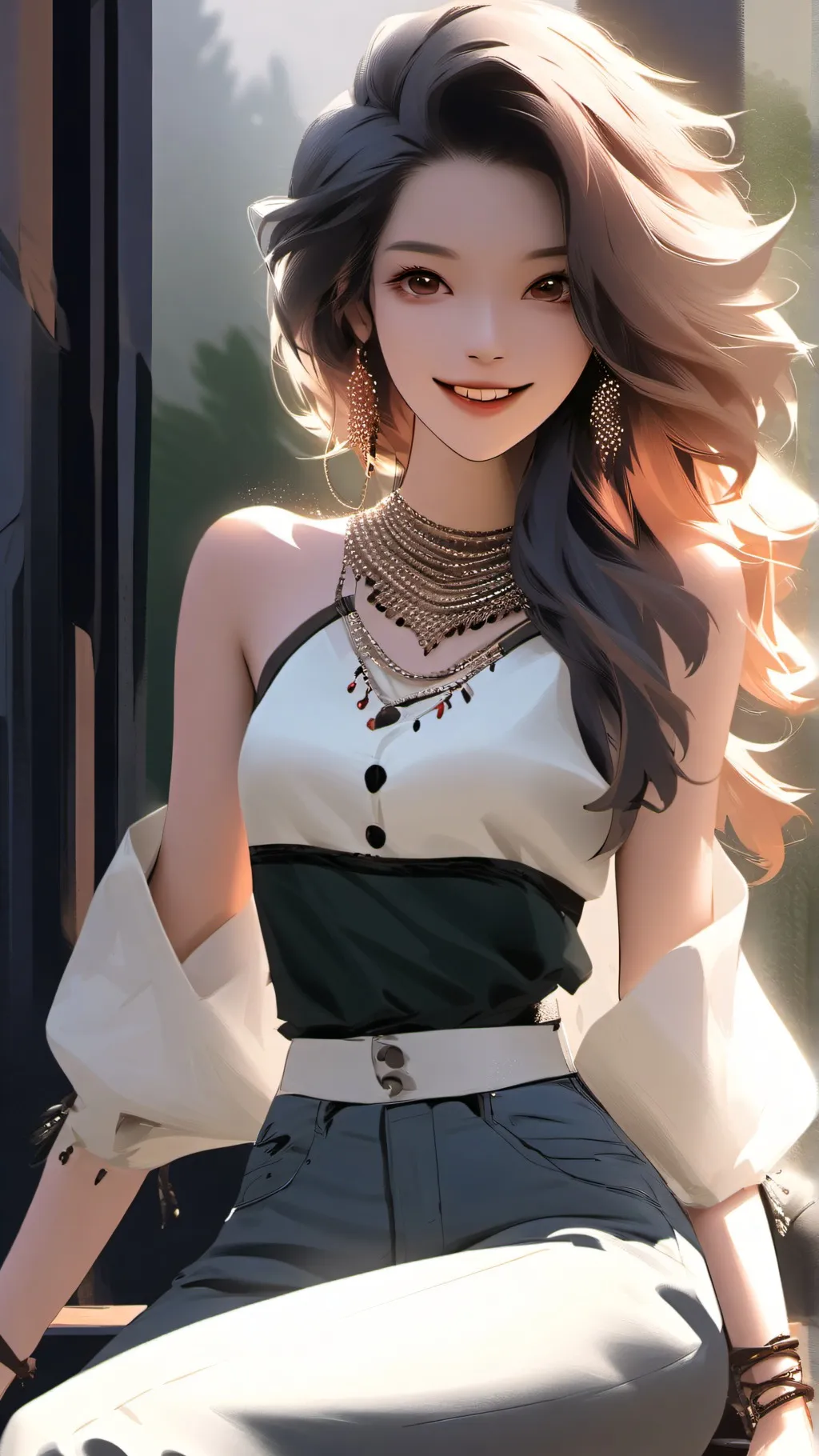 ai character: lily background