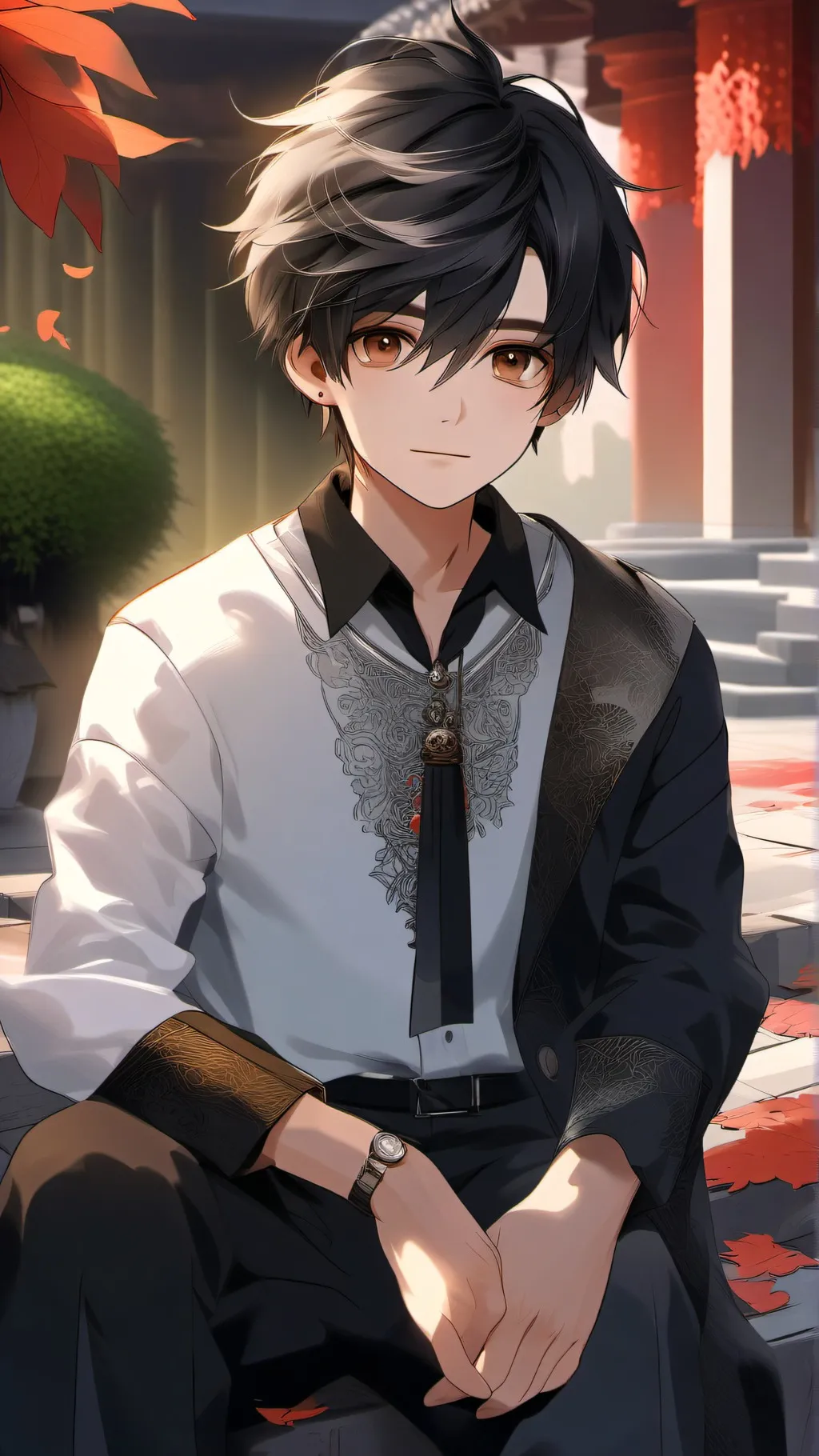 ai character: eliow  background