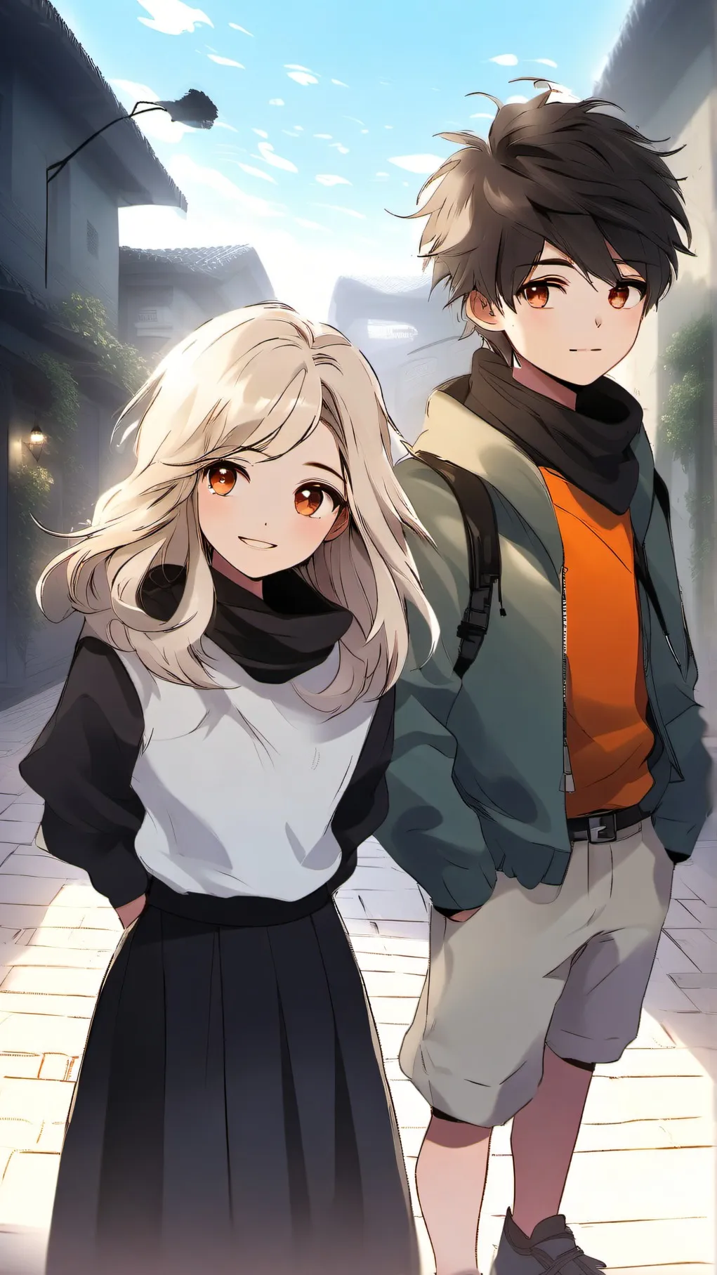 ai character: Oren-sprunki background