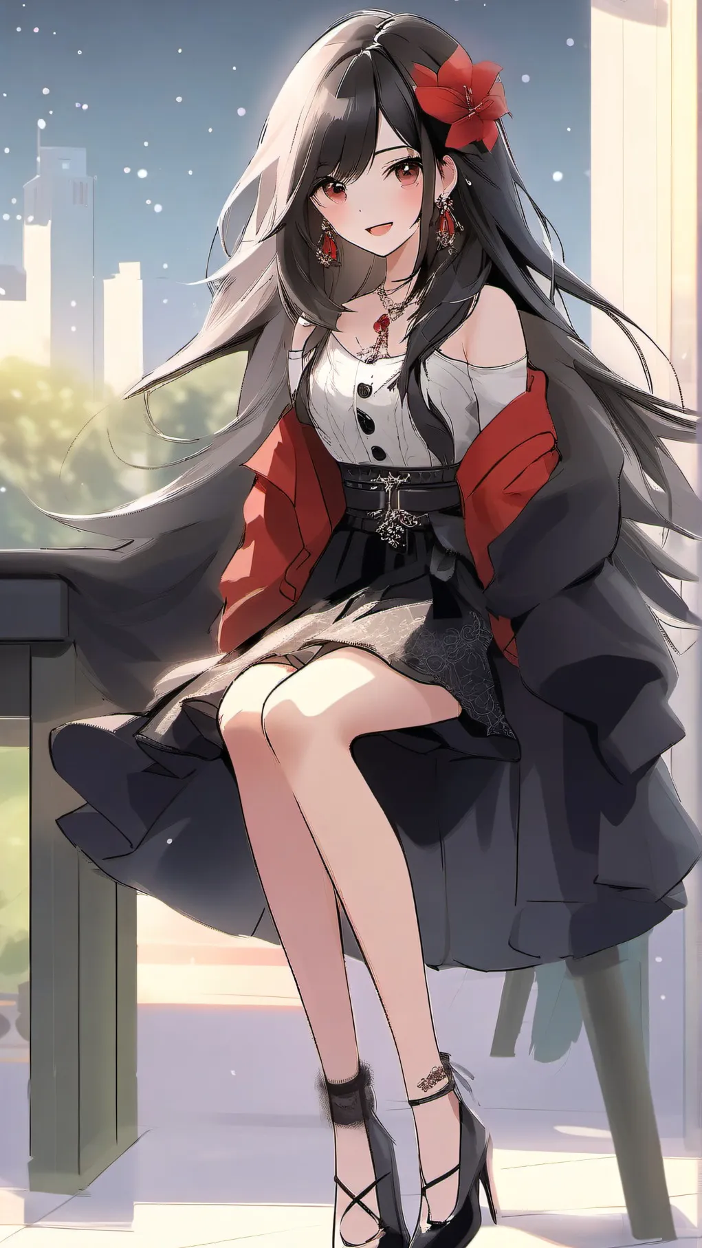 ai character: luna background