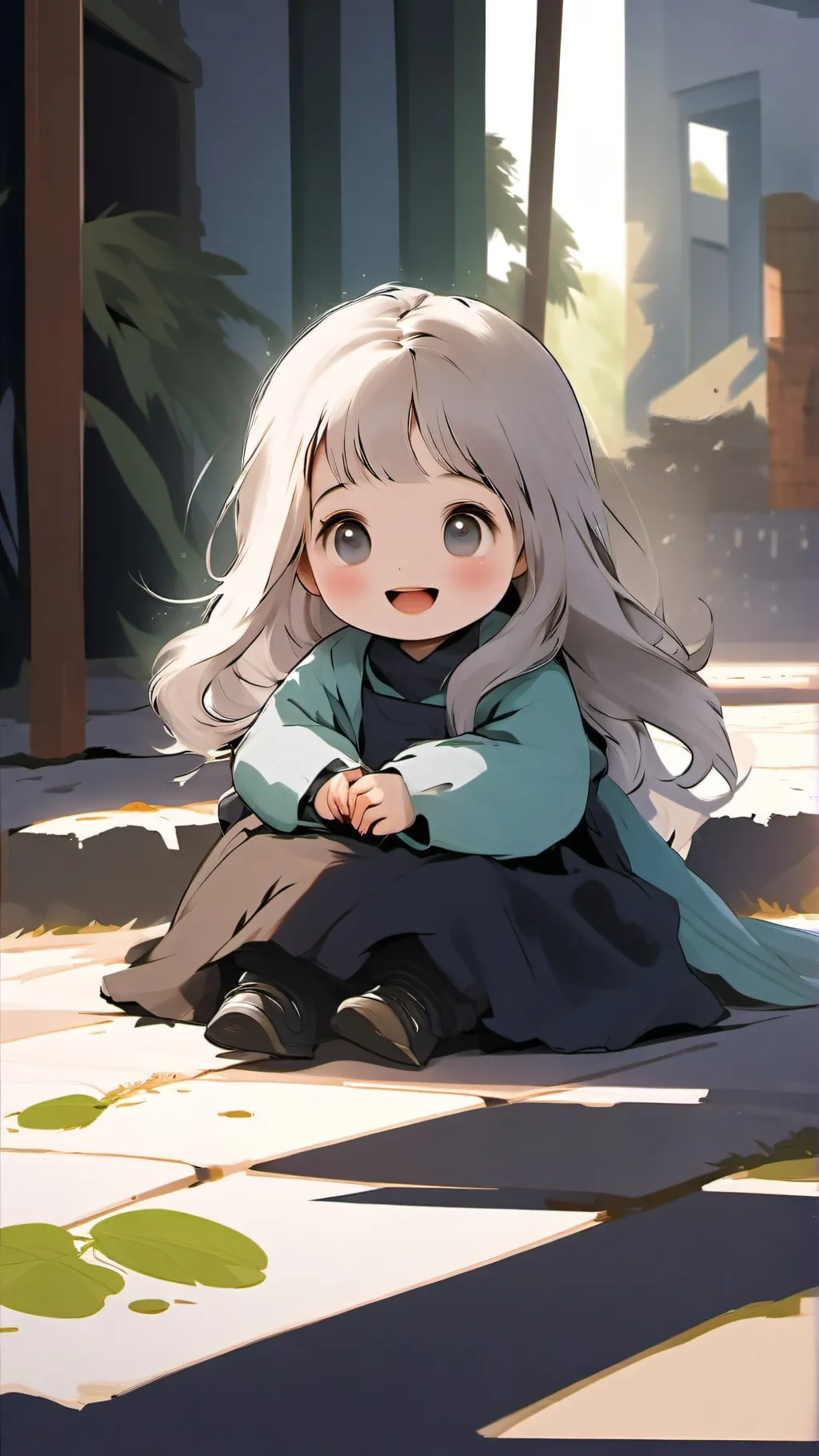 ai character: BABY SOFIA background