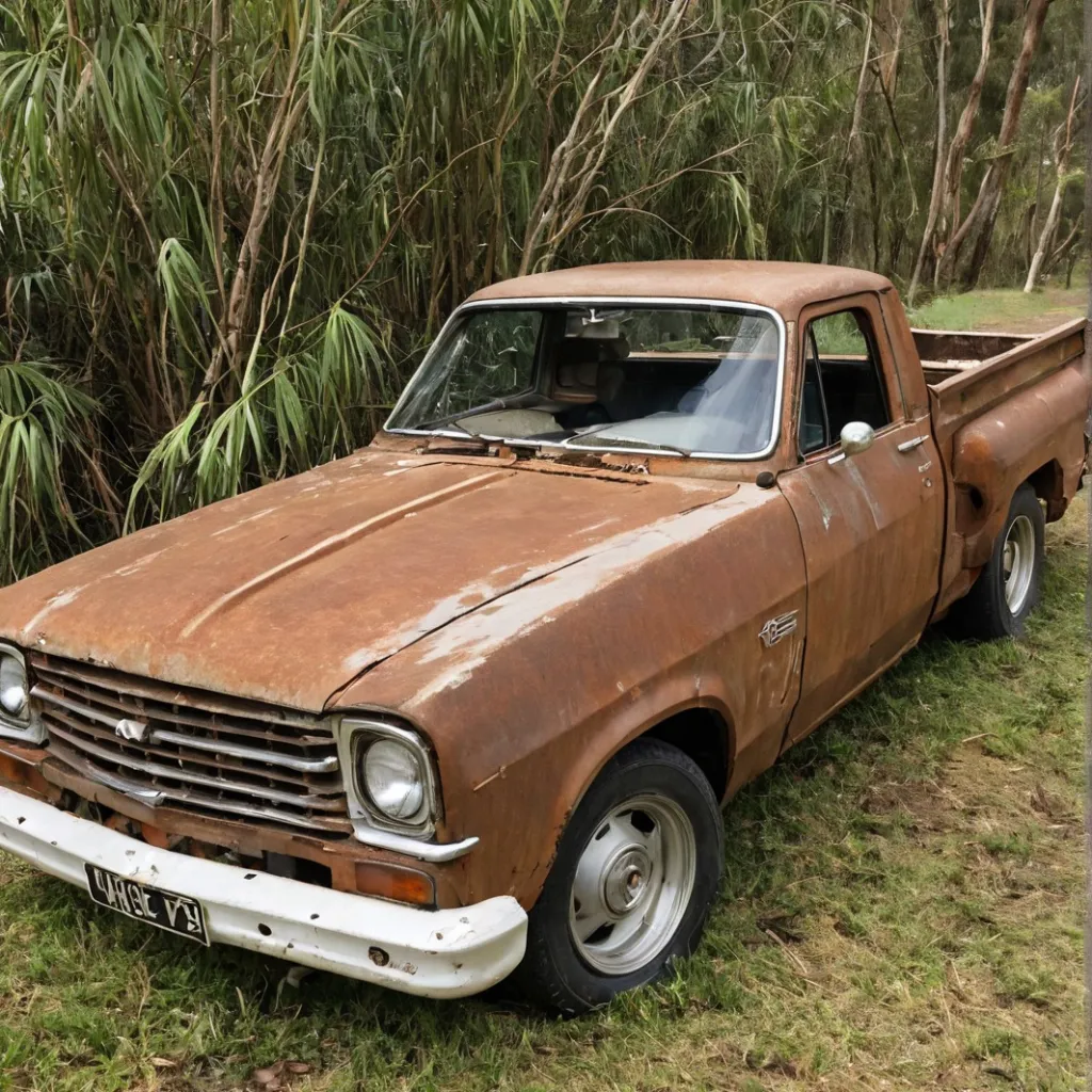 chat with ai character: rusty holden ute